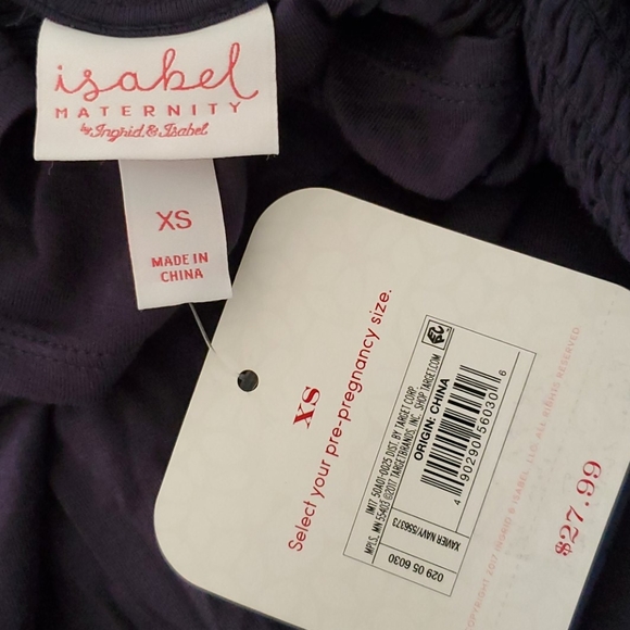 Maternity Dress by Isabel Maternity NavyBlue Dress - Picture 6 of 6